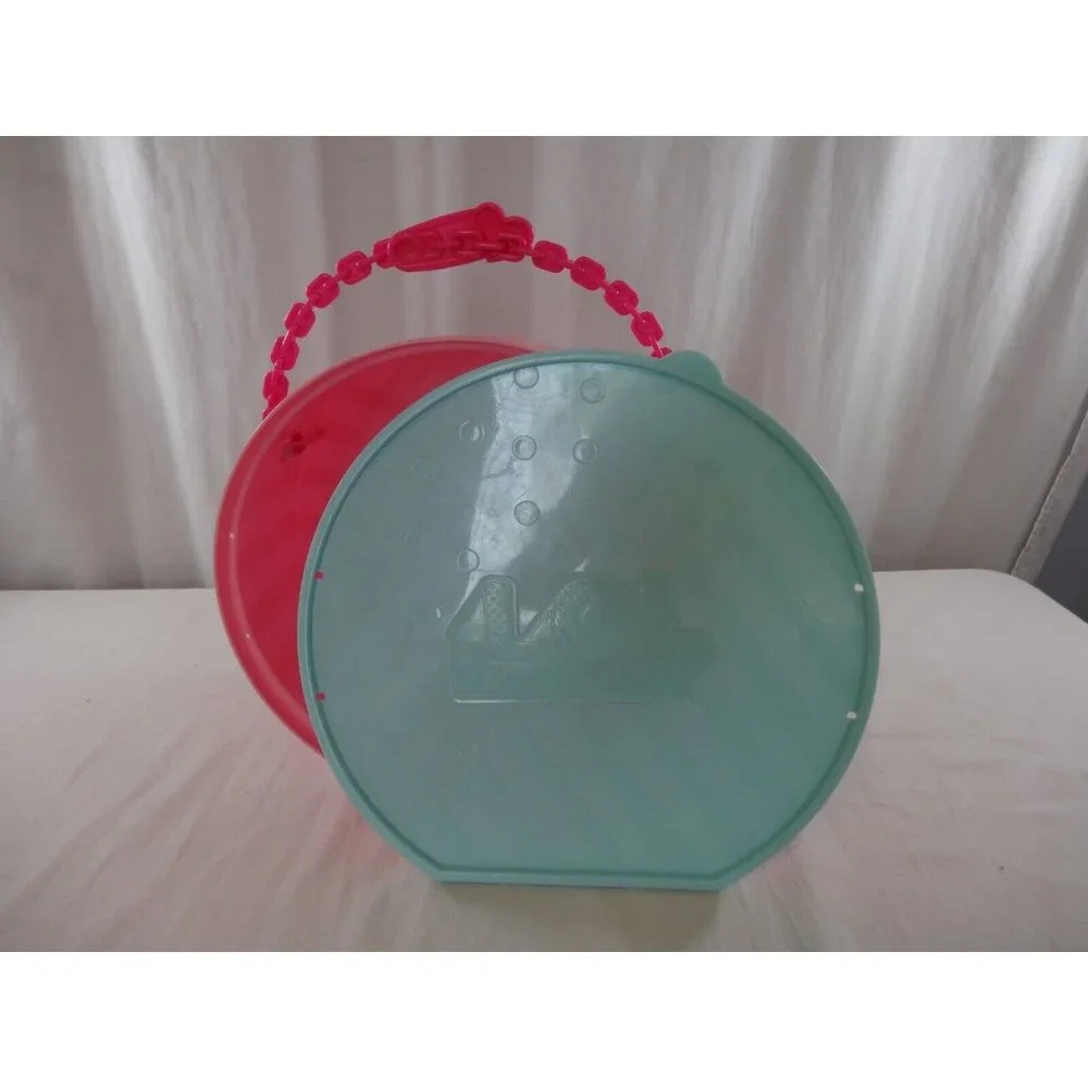 LOL Surprise Carrying Case Tote‎ Doll Storage Pink Teal with Handle CASE ONLY